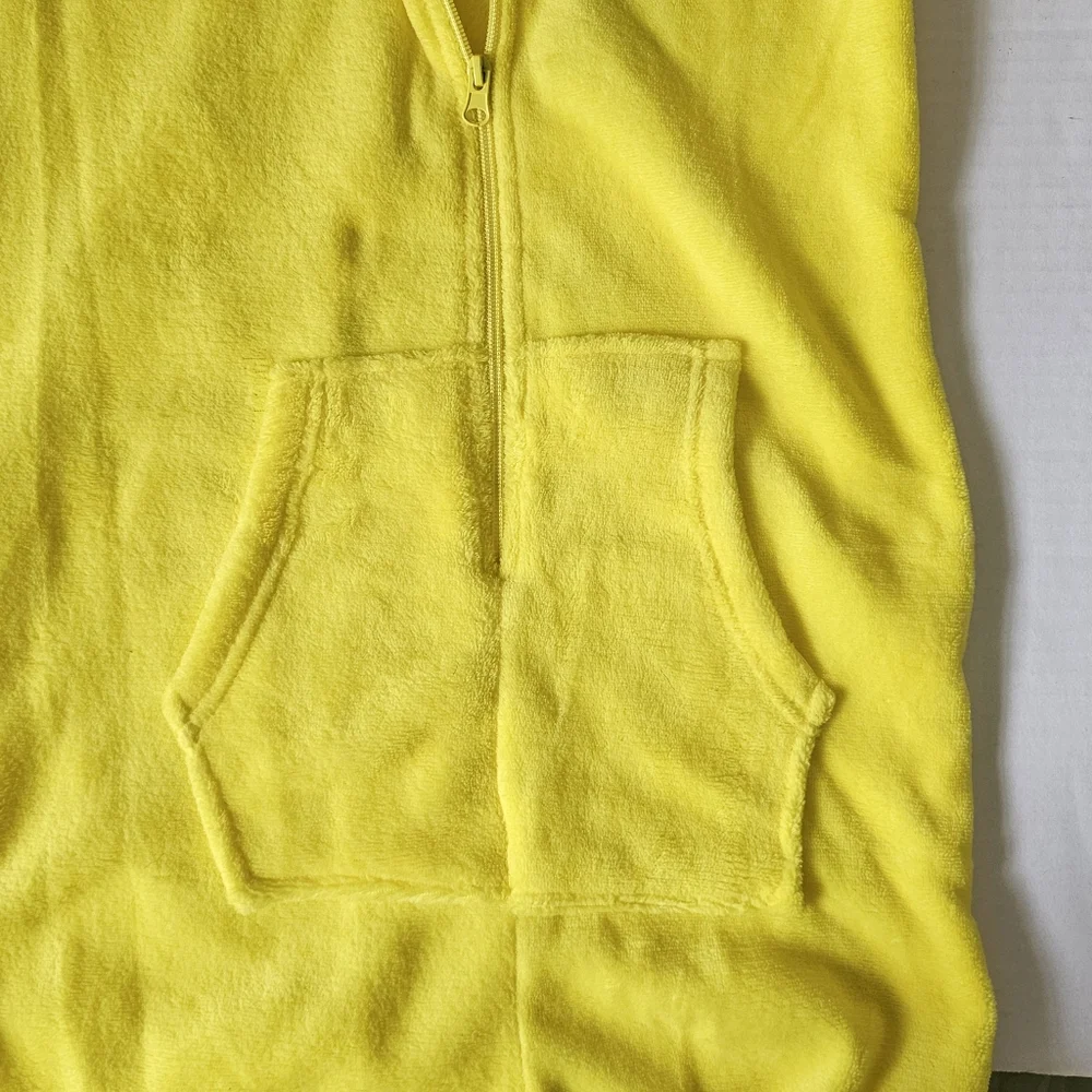Spirit Pokemon Pikachu Costume Size Youth L 12-14 One Piece Yellow Zip Up NIP
